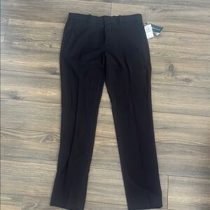 Perry Ellis Men's Black Dress Pants 32x34 very slim fit